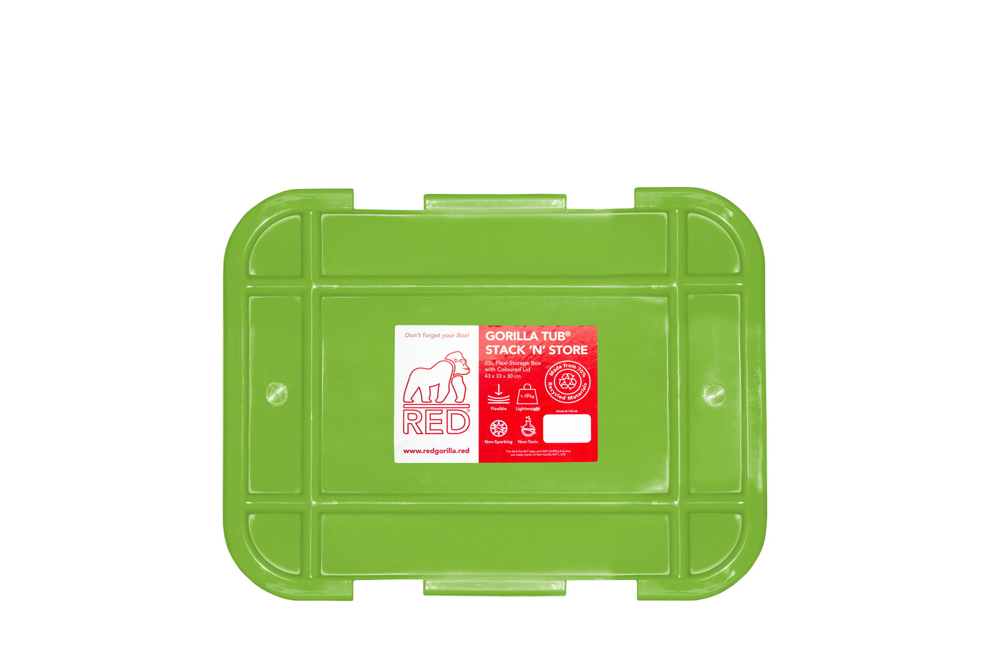 Stack 'n' Store 6.6 Gallon | Stackable Storage Box with Locking Handles