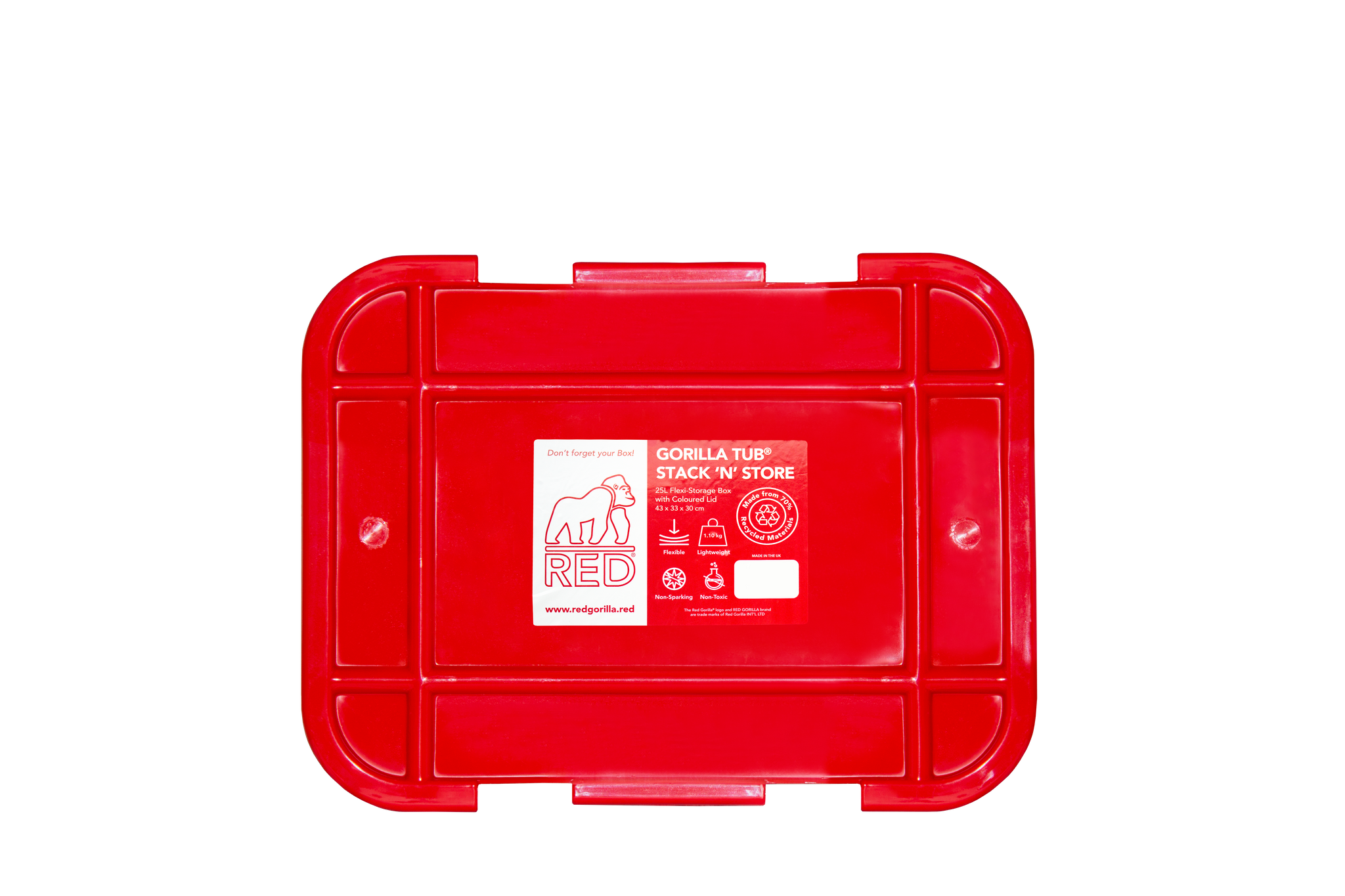 Stack 'n' Store 6.6 Gallon | Stackable Storage Box with Locking Handles