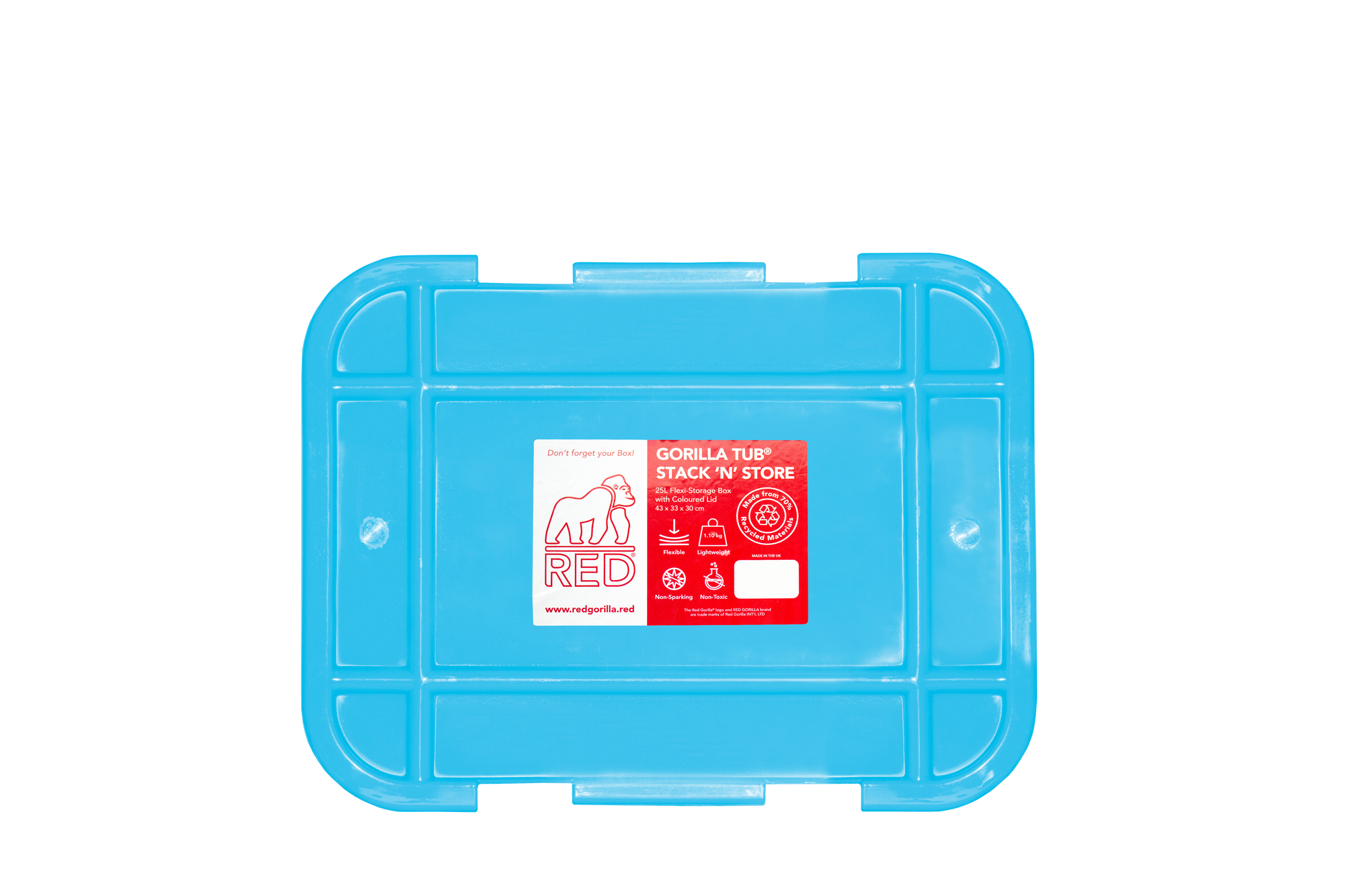 Stack 'n' Store 6.6 Gallon | Stackable Storage Box with Locking Handles