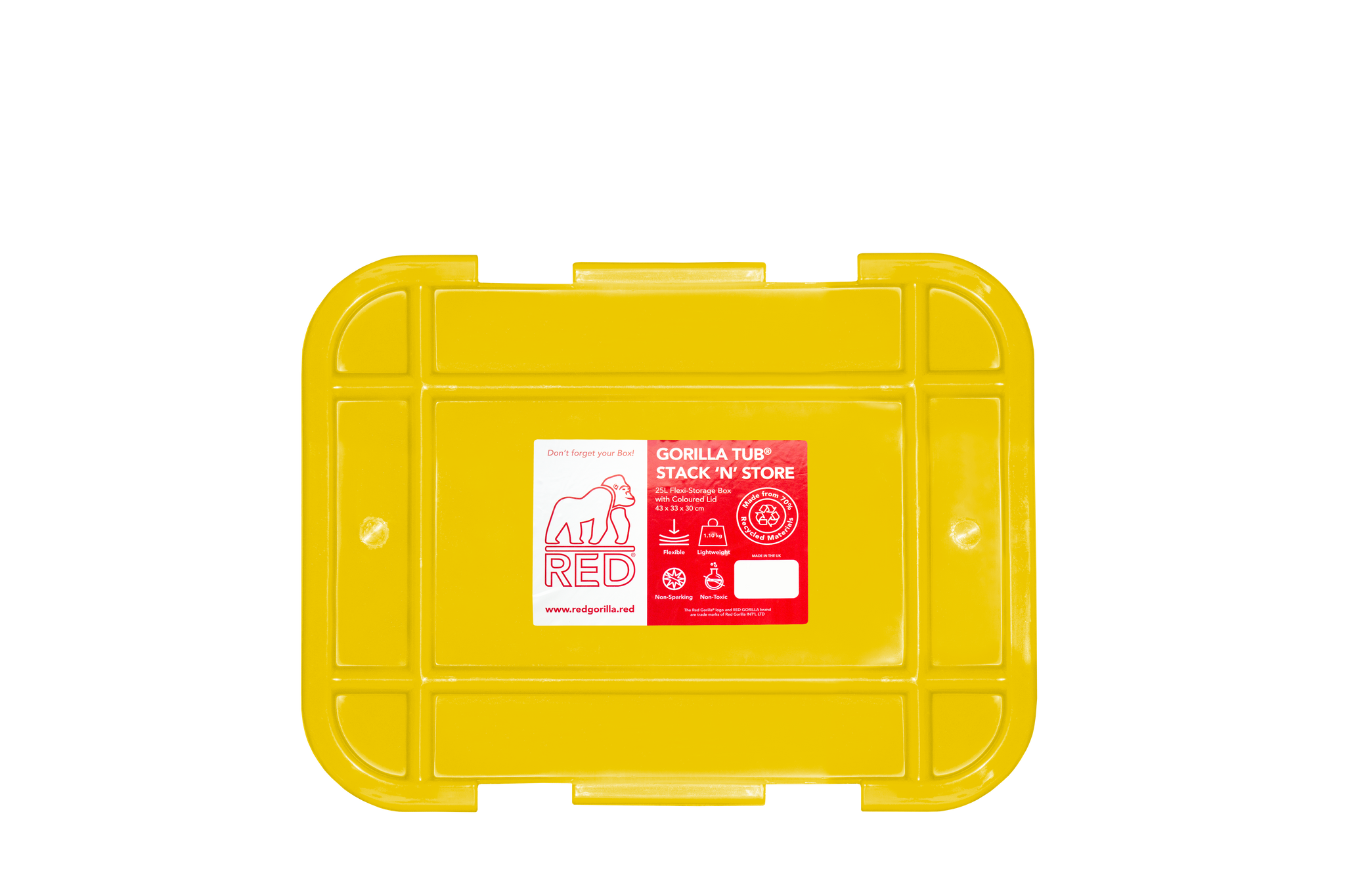 Stack 'n' Store 6.6 Gallon | Stackable Storage Box with Locking Handles