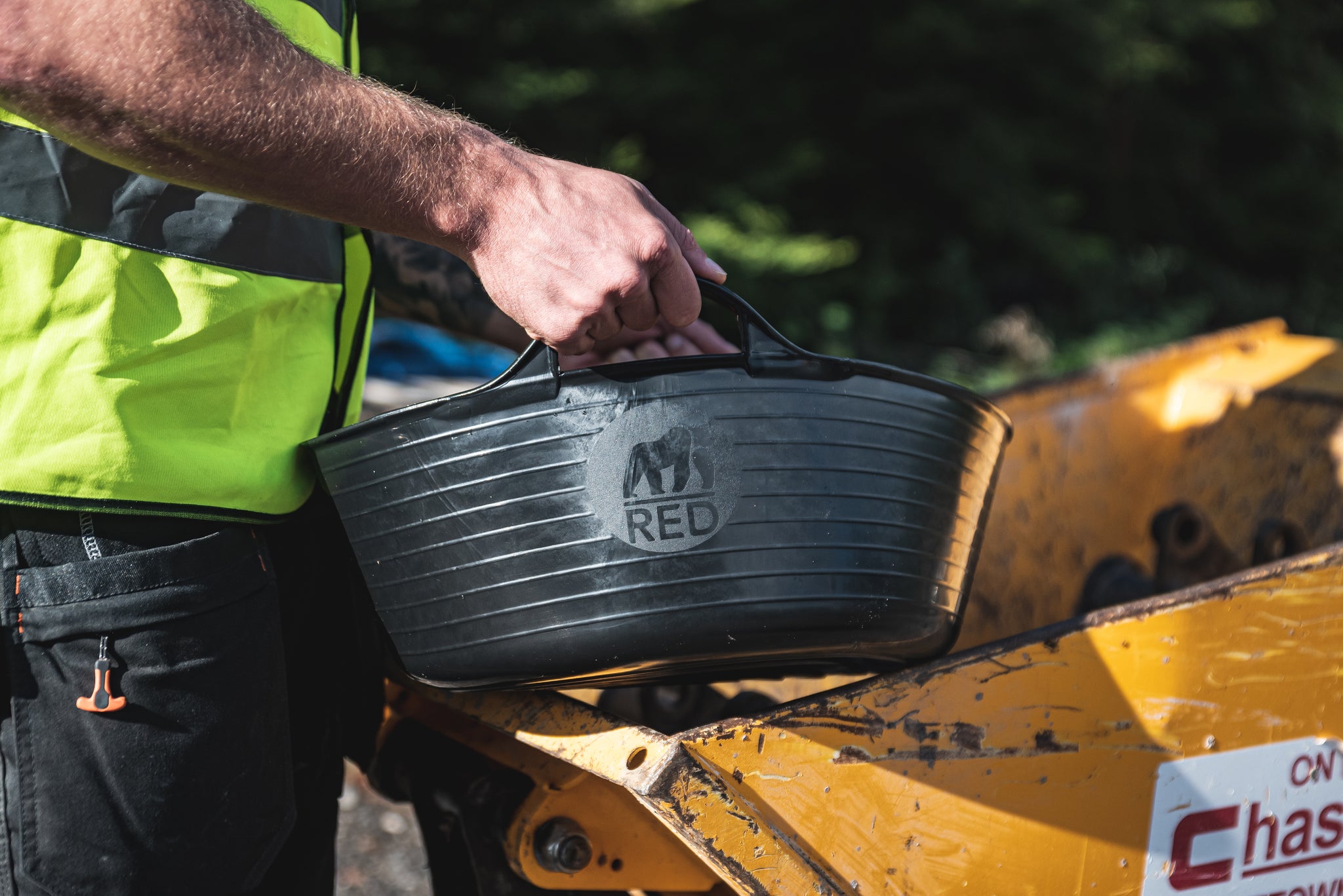 Gorilla Tub® Small Shallow 15L Flexible Utility Tub