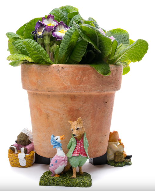 Jardinopia Potty Feet - Beatrix Potter: Fox, Goose, Frog Full Color Set of 3