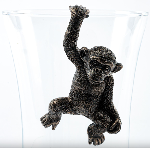 Jardinopia Pot Hanger Pot Buddies - Chimpanzee