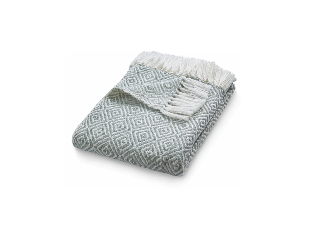 Hug Rug Sense Throw - Herringbone Sky Grey - 51" x 70"