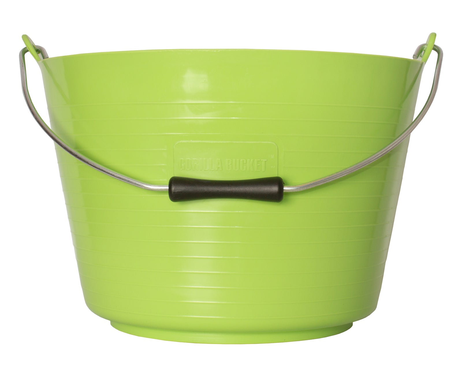 Red Gorilla Bucket | 5.8 Gallon Flexible Heavy Duty Carry and Utility Bucket