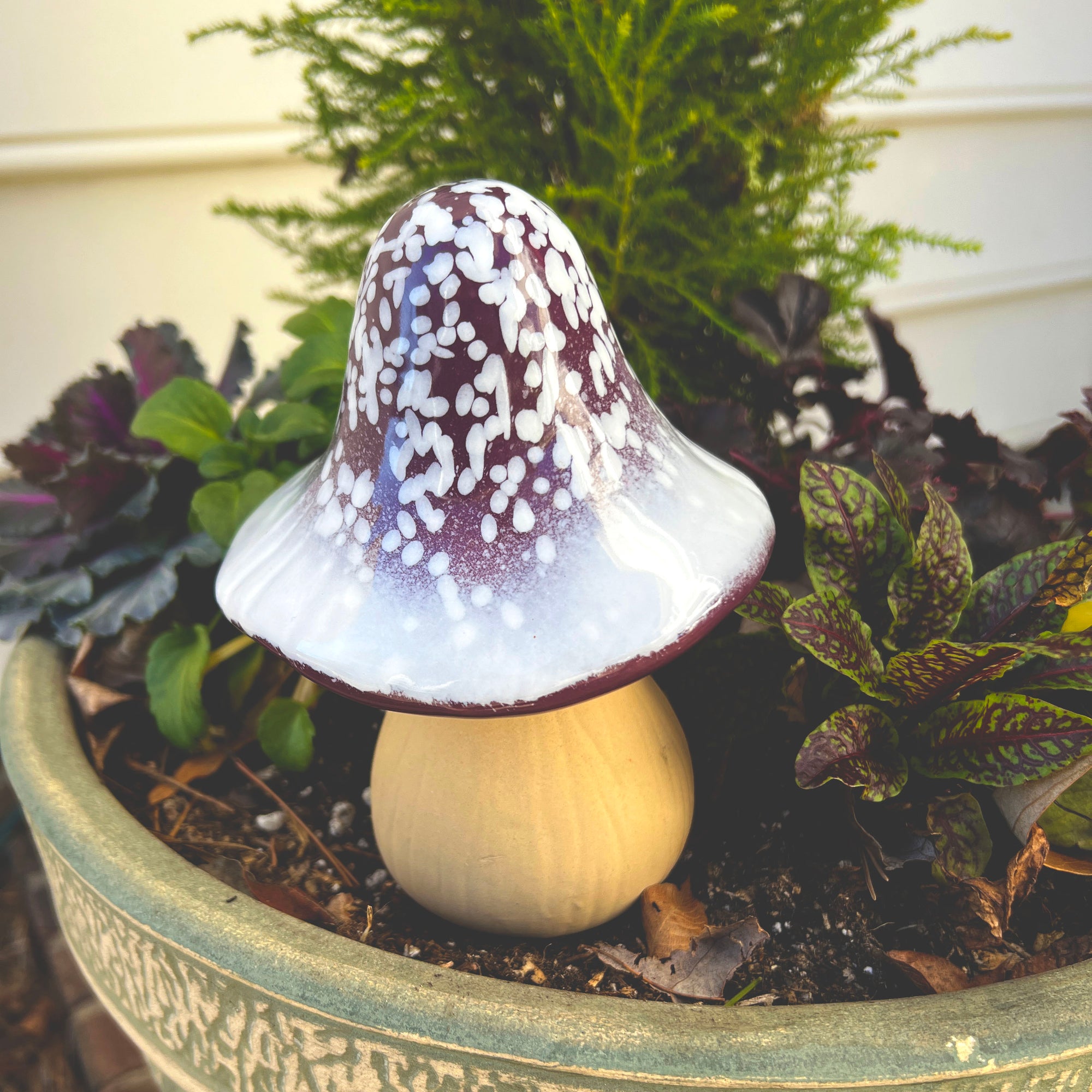 Decorative Ceramic Mushroom