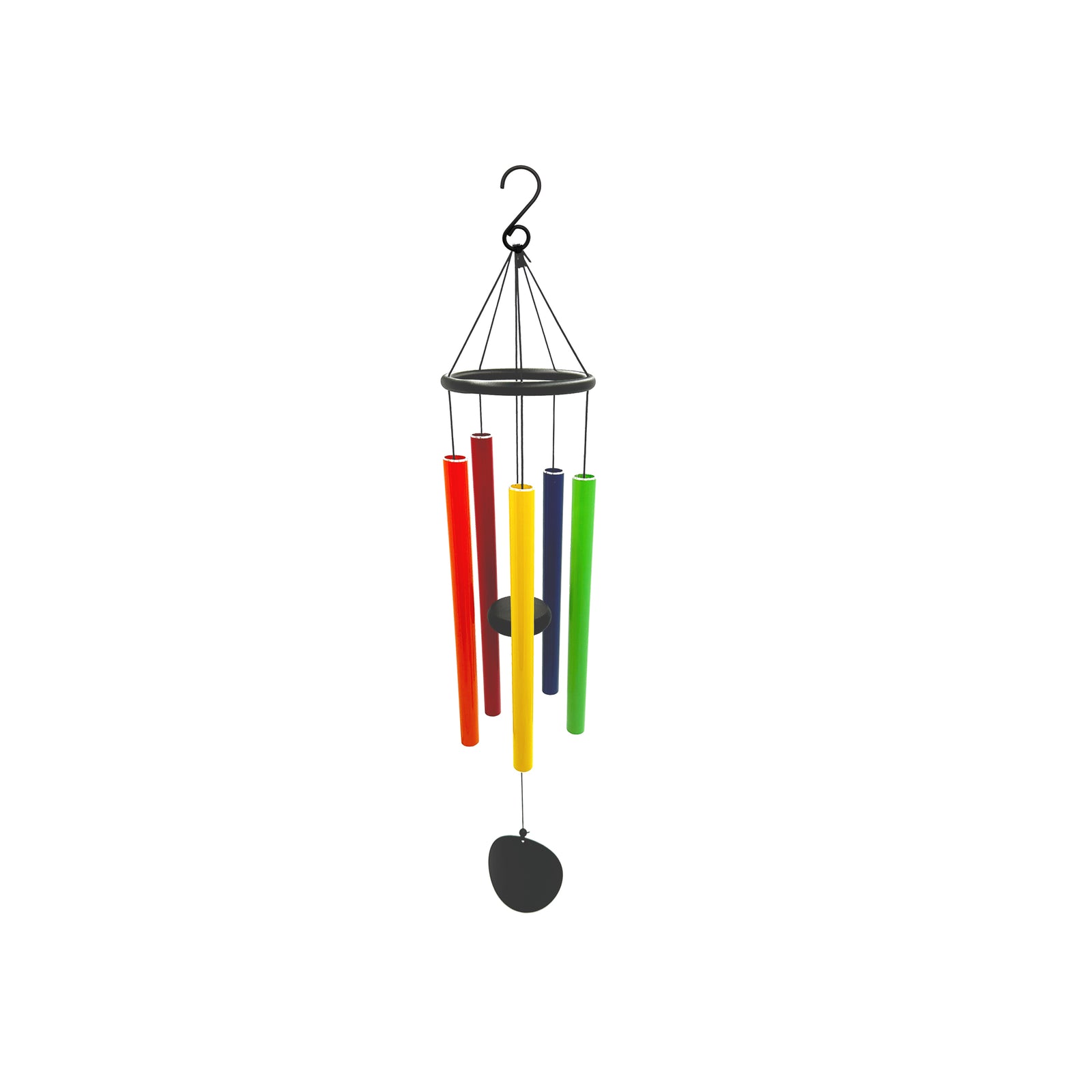 Hand Tuned 6 Bell Wind Chime - Multicolor
