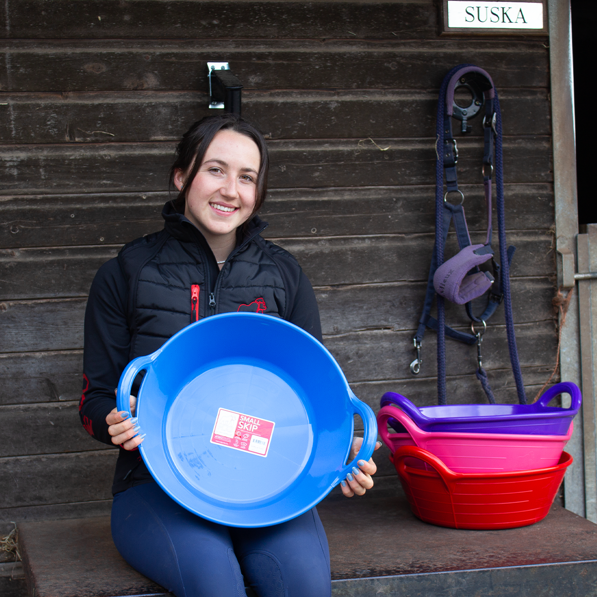 Gorilla Plas S1 Small Feed Skip | Lightweight Food-Safe Feed Skip